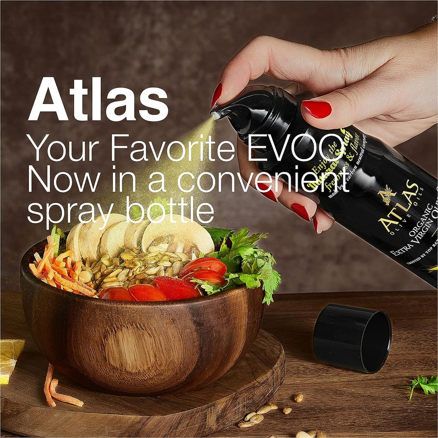 Atlas Olive Oils Organic Extra Virgin Olive Oil Spray – 160 mL - image 2