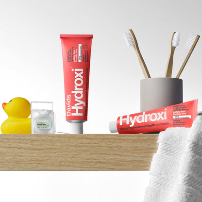 Davids Hydroxi™ Whitening + Enamel Health, Nano-Hydroxyapatite Toothpaste, Kids + Adults / Strawberry Watermelon - image 4