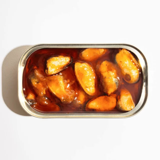 Fishwife – Mussels with Sweet Pepper & Garlic – 4.2 oz