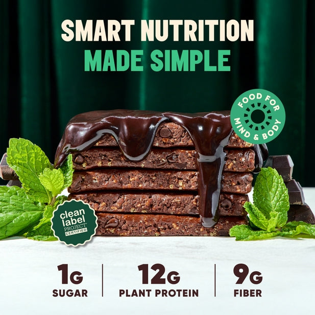 IQBAR Chocolate Mint Chip — 12-bar box