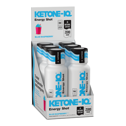 Ketone-IQ +Caffeine Shot, Blue Raspberry - image 1