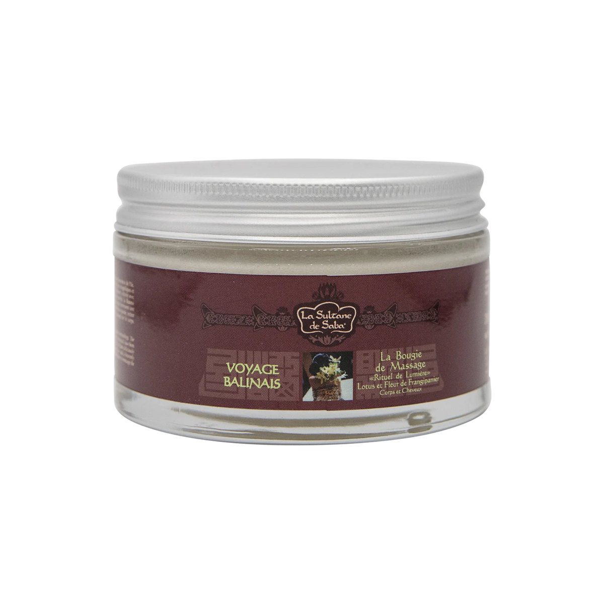 Massage Candle – Lotus & Frangipani Flower – Journey to Bali - image 1