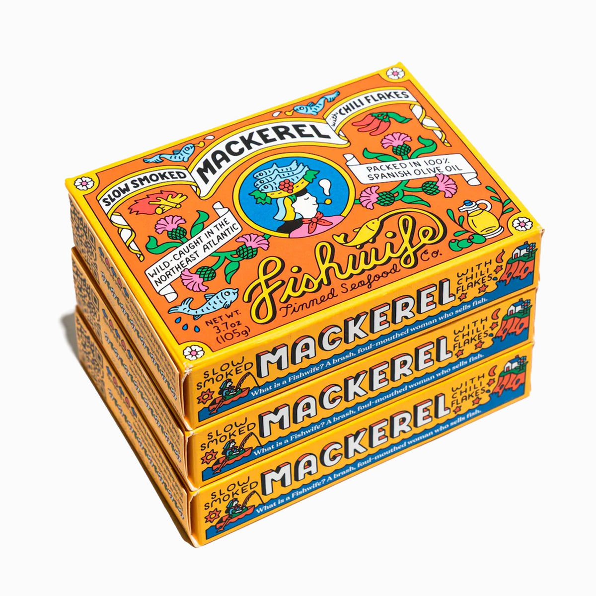 Fishwife – Slow-Smoked Mackerel with Chili Flakes – 3.7 oz (105 g) - image 5