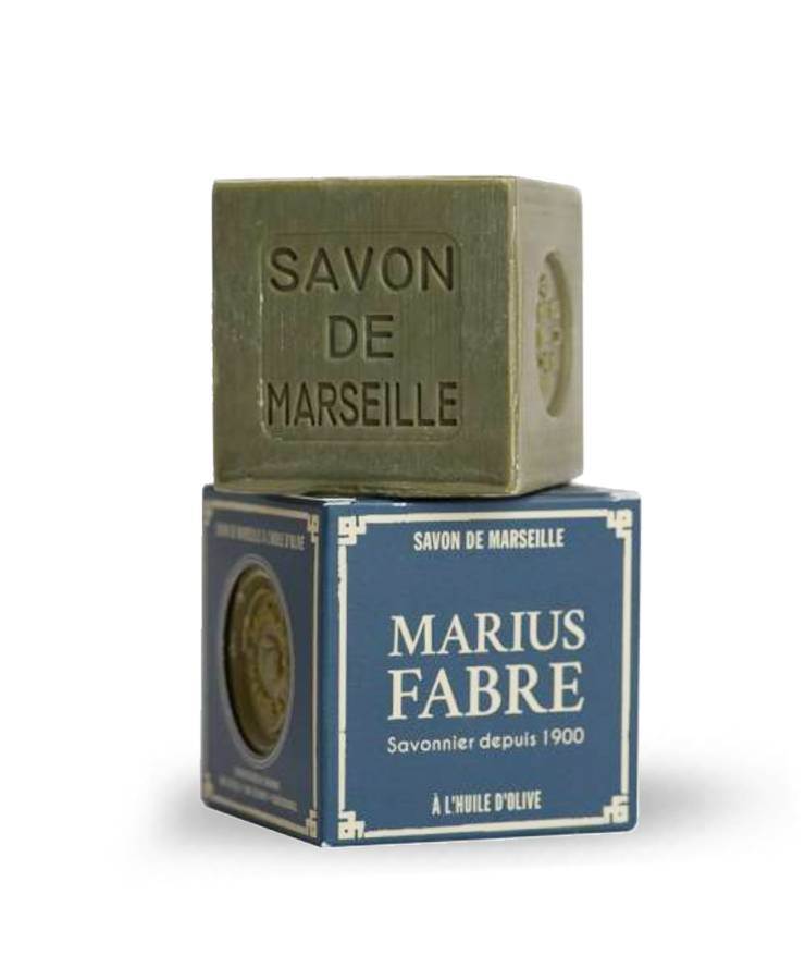 Marius Fabre olive oil Marseille soap cube, 400 g, with its box