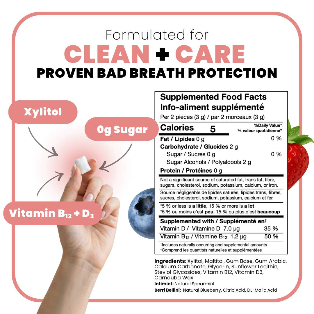 Morning Breath Berry gum