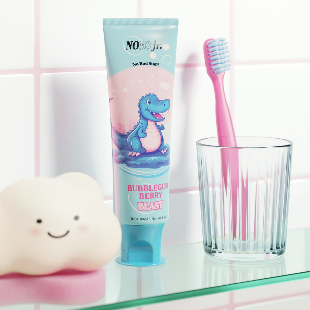 NOBS Jr Kid's Toothpaste - Windy Weatherfoot Edition - image 4