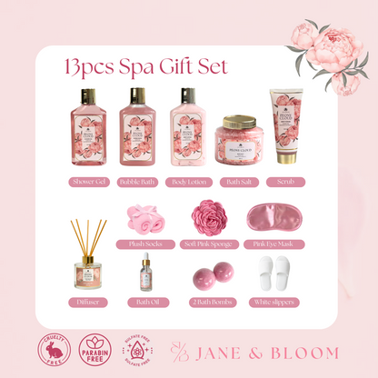 Spa Gift Basket - Peony Cloud - Premium Pink - image 2