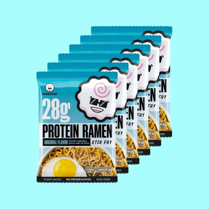Ramen Bae Original Flavor Stir Fry Protein Ramen – 6 Pack