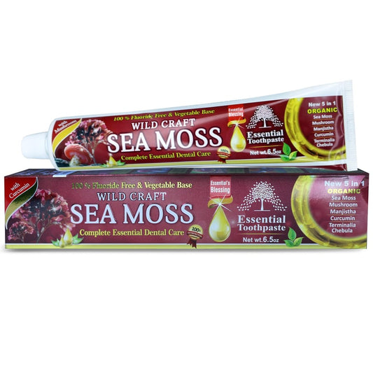 Essential Toothpaste Sea Moss Toothpaste, Fluoride-Free (6.5 oz)