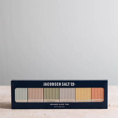 Jacobsen Salt Co. Infused Salt Slide Tin Collection – 2.53 oz (72 g)