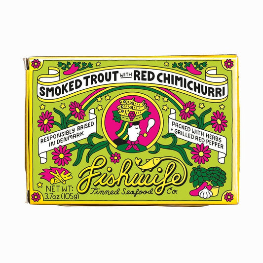 Fishwife – Smoked Rainbow Trout with Red Chimichurri – 3.7 oz