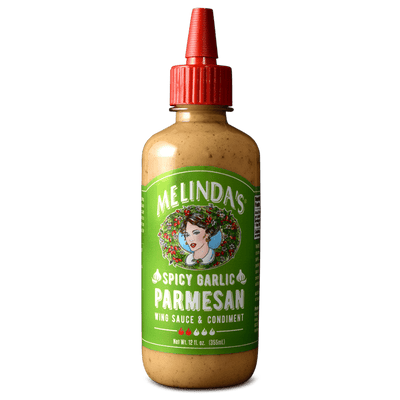 Melinda’s Spicy Garlic Parmesan Wing Sauce & Condiment – 12 oz