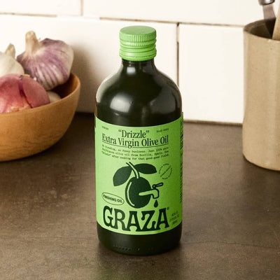 Graza Drizzle Extra Virgin Olive Oil – Glass Bottle 1.21 lb