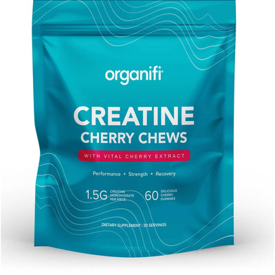 Organifi Creatine Cherry Chews – 60 Gummies