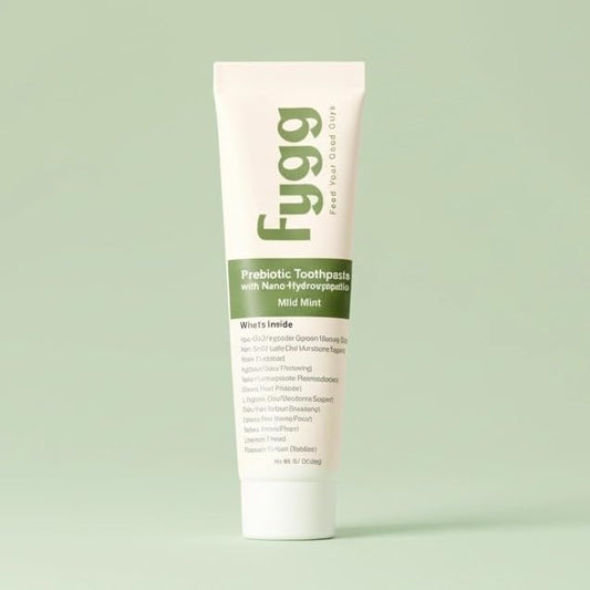 Fygg Travel Size Toothpaste - Mild Mint, Fluoride-Free 0.7oz