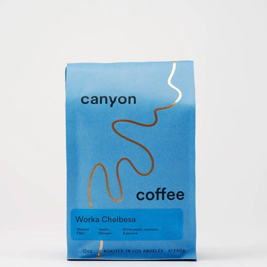 Canyon Coffee Worka Chelbesa Organic Coffee Beans – 12 oz (340.19 g)
