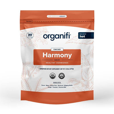 Organifi Harmony – PMS Support & Mood Relief Powder – Chocolate – 30 Servings