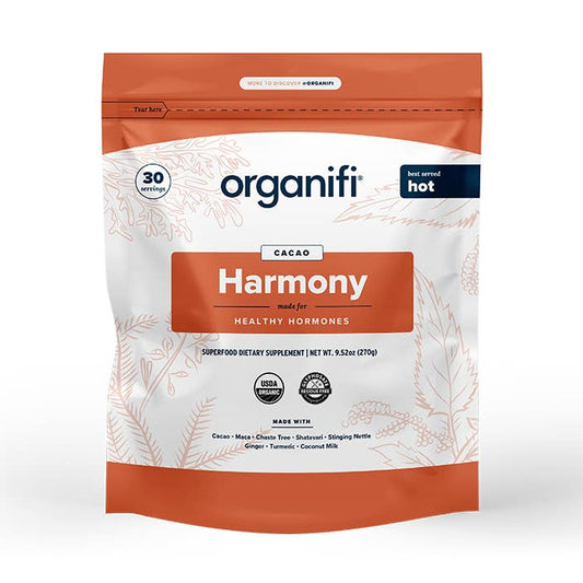 Organifi Harmony – PMS Support & Mood Relief Powder – Chocolate – 30 Servings
