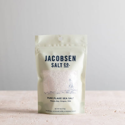 Jacobsen Salt Co. Pure Flake Sea Salt – 4 oz (113 g)