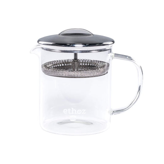 Ethoz by Planetary Design Glass Tea Brewer – 14 fl.oz / 400 mL