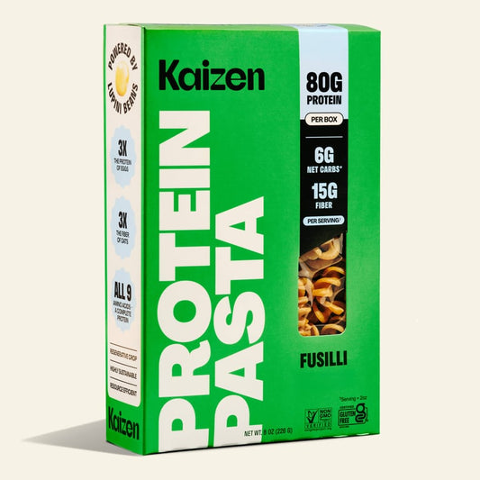 Kaizen – High Protein Low Carb Fusilli Pasta – 8 oz (226 g)