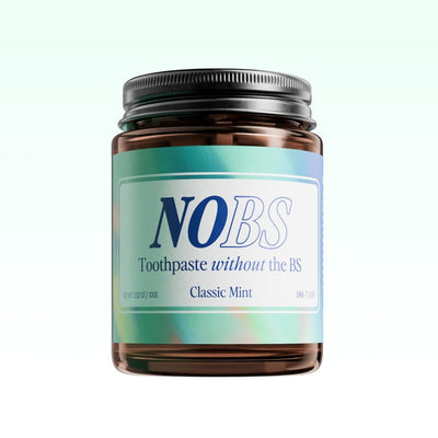 NOBS Toothpaste Tablets - Nano Hydroxyapatite, Fluoride & Plastic Free (3 Month Supply)