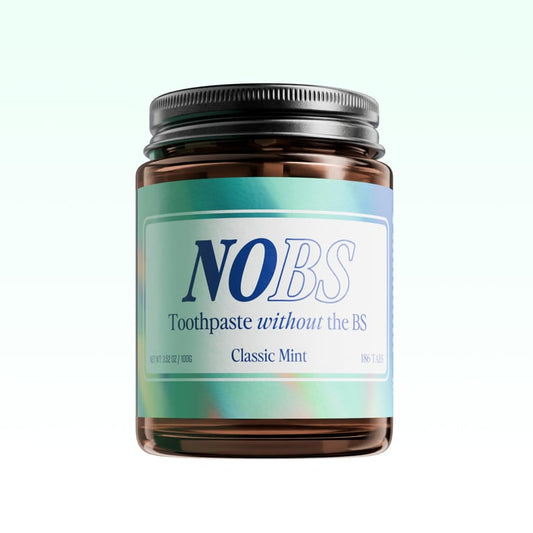 NOBS Toothpaste Tablets - Nano Hydroxyapatite, Fluoride & Plastic Free (3 Month Supply)