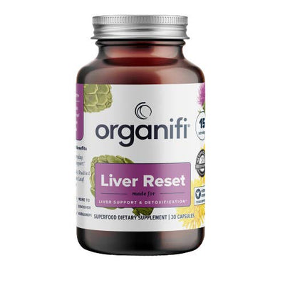 Organifi Liver Reset – Daily Liver Support & Detox Supplement – 30 Servings