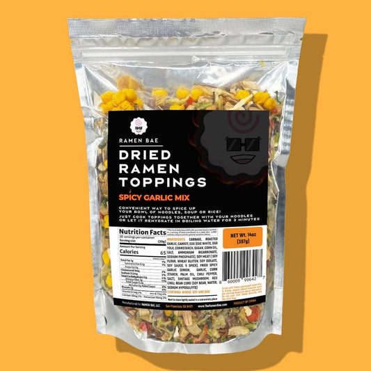 Ramen Bae Spicy Garlic Dried Toppings Mix – 14 oz (397 g)