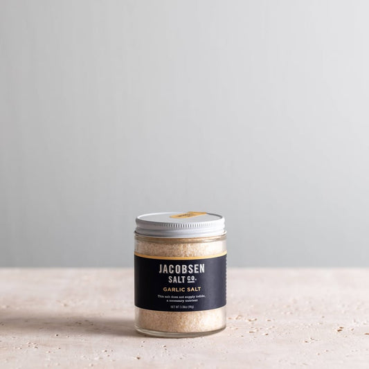 Jacobsen Salt Co. Garlic Infused Sea Salt – 3.38 oz (96 g)