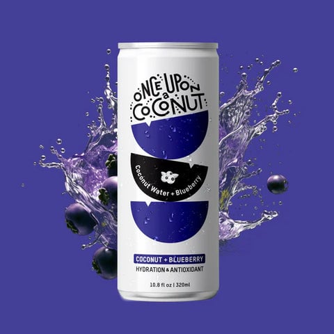 Premium Coconut Water + Blueberry – Once Upon a Coconut – 320 ml