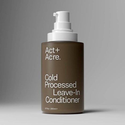 Act+Acre Cold Processed® 2% Squalane Anti-Frizz Leave-In Conditioner – 6.7 oz