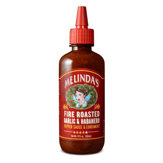 Melinda’s Fire Roasted Garlic & Habanero Pepper Sauce – 12 oz