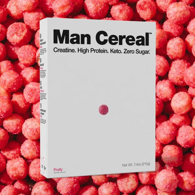 Man Cereal Creatine Protein Cereal – Fruity – 7.4 oz (210 g)