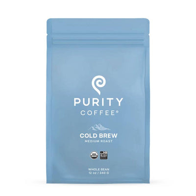 Purity Coffee Organic Cold Brew Whole Bean Coffee  – 340g