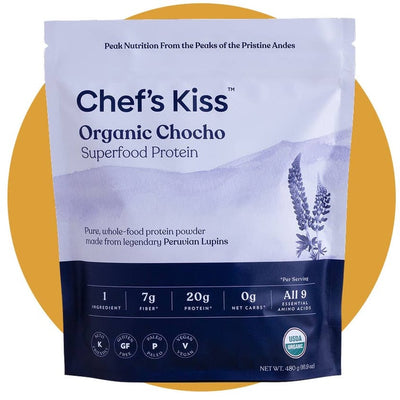 Chef's Kiss Organic Chocho Lupin Protein – 1.05 lb (476 g)