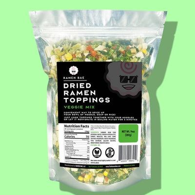 Ramen Bae Veggie Dried Toppings Mix – 14 oz (397 g)