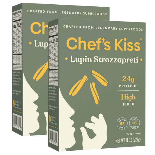 Chef's Kiss Lupin Protein Strozzapreti Pasta – 8 oz (227 g)