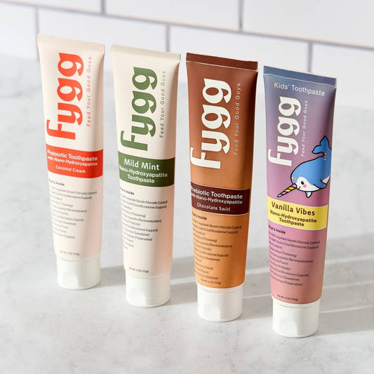 Fygg Family Bundle - 4 Pack Toothpaste