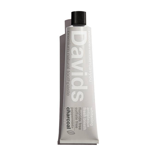Davids Premium Toothpaste / Charcoal+Peppermint