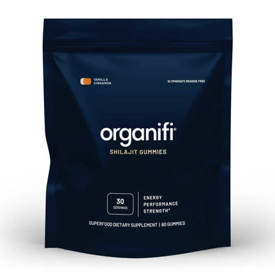 Organifi Shilajit Gummies – Vitality & Energy Booster – 60 Gummies