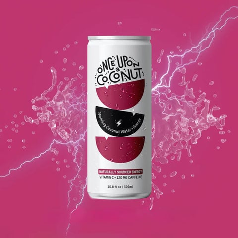 Sparkling Coconut Water + Energy – Once Upon a Coconut – 320 ml