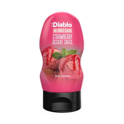 Diablo Sugar Free No Added Sugar Strawberry Dessert Sauce – 355 g