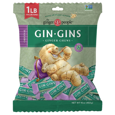 The Ginger People GINS Original Chewy Candy – 16 oz / 453 g
