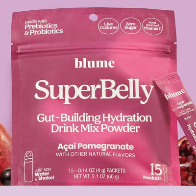 Blume SuperBelly Açai Pomegranate Hydration Mix – 60 g / 15 Servings