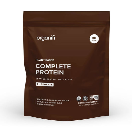 Organifi Organic Plant-Based Protein with Digestive Enzymes – Vanilla – 20 Servings