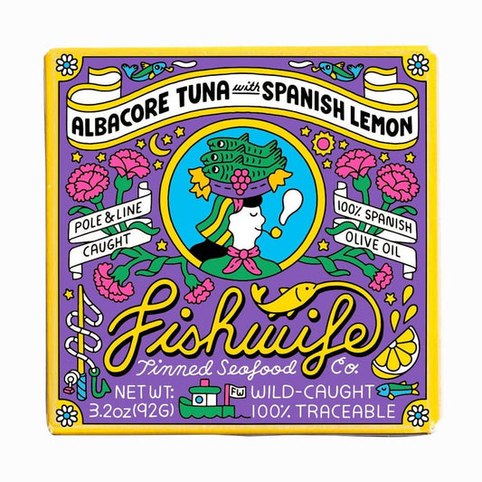 Fishwife – Albacore Tuna with Spanish Lemon – 3.2 oz