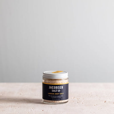 Jacobsen Salt Co. Lemon Zest Infused Sea Salt – 2.25 oz (64 g)