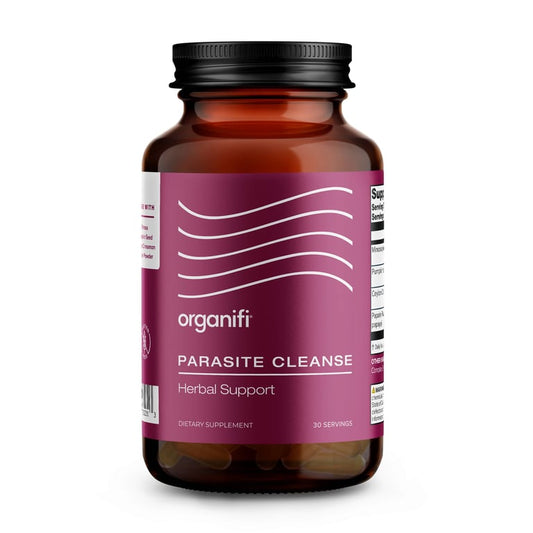 Organifi Parasite Cleanse Capsules – Gut Purifying & Toxin Removal – 30 Servings
