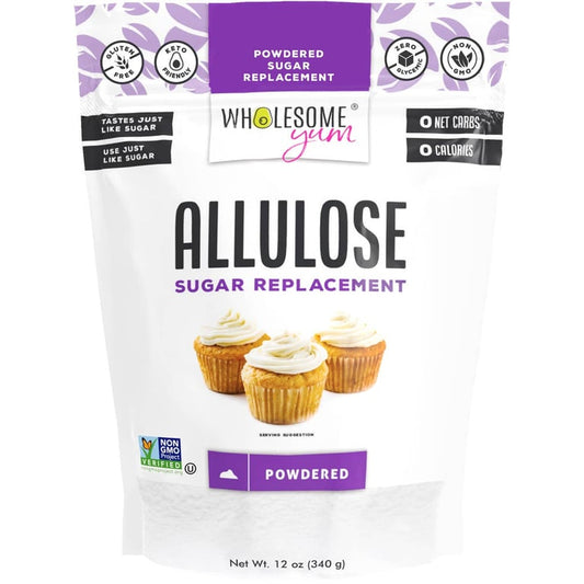 Wholesome Yum Allulose Sweetener – Powdered – 340 g / 12 oz